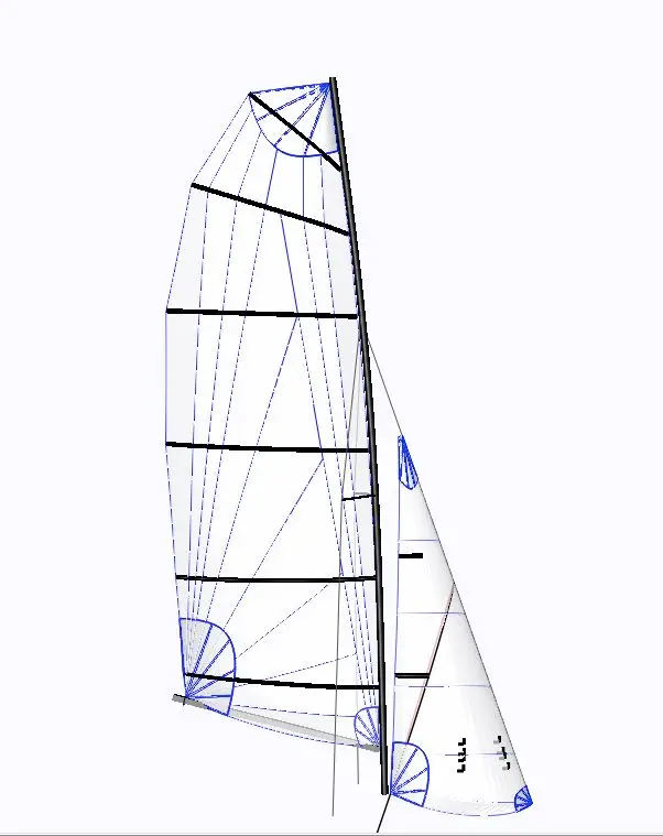 International Canoe sail design image